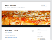 Tablet Screenshot of pizzagourmet.biz